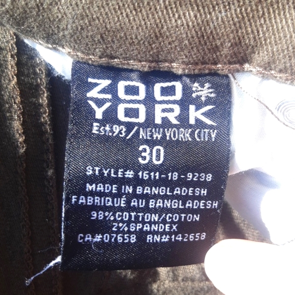 Zoo York Green straight cut Jean's - Picture 7 of 7